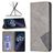 Mobigear Rhombus Slim Realme 9 Pro Plus Hoesje Bookcase - Grijs