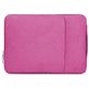 Mobigear Denim Zipper Laptop Sleeve 13 - 14 inch Laptop hoes - Roze