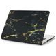 Mobigear Marble MacBook Pro 15 Inch (2016-2019) Hoes Hardshell Laptopcover MacBook Case - Zwart / Bruin - Model A1707 / A1990