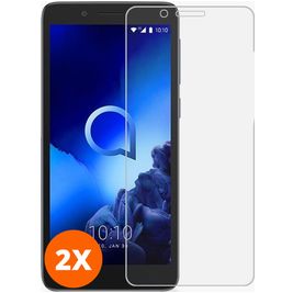 Mobigear Alcatel 1C (2019) Glazen Screenprotector - Case Friendly (2-Pack)
