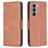 Mobigear Excellent Motorola Moto G200 5G Hoesje Bookcase Portemonnee - Bruin
