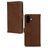 Mobilize Wallet iPhone 16 Hoesje Echt Leer Bookcase Portemonnee - Bruin