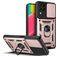 Mobigear Armor Ring Cam Slide Samsung Galaxy M53 Hoesje Hardcase Backcover Shockproof met Ringhouder - Roségoud