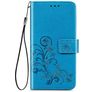 Mobigear Clover Samsung Galaxy A52s 5G Hoesje Bookcase Portemonnee - Blauw