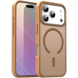 Mobigear Shockproof iPhone 17 Pro MagSafe Hoesje Hardcase Backcover - Desert Gold
