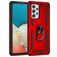 Mobigear Armor Ring Samsung Galaxy A53 Hoesje Hardcase Backcover Shockproof met Ringhouder - Rood