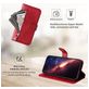 Mobigear Zipper iPhone Air Hoesje Bookcase Portemonnee - Rood