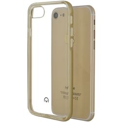 Mobilize Gelly Plus Doorzichtig iPhone 8 Hoesje Flexibel TPU Backcover - Champagne