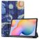 Mobigear Tri-Fold Samsung Galaxy Tab S6 Lite Hoes Bookcase - The Starry Night