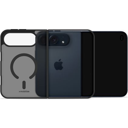 Mobilize Hybrid Pro iPhone Duo MagSafe Hoesje Hardcase Backcover Shockproof - Zwart