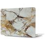 Mobigear Marble MacBook Air 11 Inch (2010-2016) Hoes Hardshell Laptopcover MacBook Case - Bruin - Model A1370 / A1465