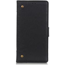 Mobigear Ranch LG K61 Hoesje Bookcase Portemonnee - Zwart