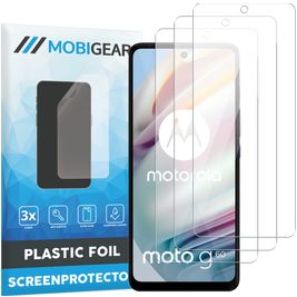 Mobigear Motorola Moto G60 Screenprotector Folie - Case Friendly (3-Pack)