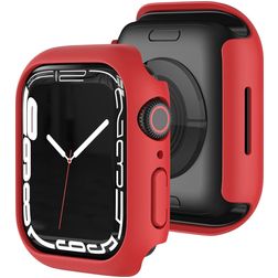 Mobigear Colors Dun Apple Watch - 45 mm Hardcase Hoesje - Rood