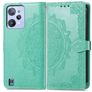 Mobigear Mandala Realme C31 Hoesje Bookcase Portemonnee - Groen