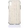 Mobigear Nature iPhone XS Max Hoesje Flexibel TPU Backcover - Nordic Walnut
