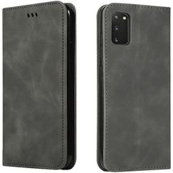 Mobigear Retro Slim Samsung Galaxy S20 Hoesje Bookcase Portemonnee - Grijs