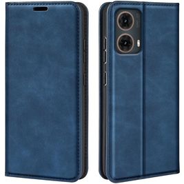 Mobigear Retro Slim Motorola Moto G85 Hoesje Bookcase Portemonnee - Donkerblauw