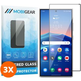 Mobigear Premium Samsung Galaxy S24 Ultra Glazen Screenprotector - Case Friendly (3-Pack)