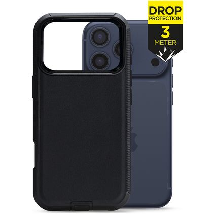 Mobilize Defender iPhone 17 Pro Hoesje Hardcase Backcover Shockproof - Zwart