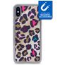 My Style Magneta iPhone XS Hoesje Flexibel TPU Backcover - Leopard
