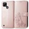 Mobigear Clover Realme C21Y Hoesje Bookcase Portemonnee - Roségoud