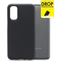 My Style Tough Samsung Galaxy A71 Hoesje Hardcase Backcover Shockproof - Zwart