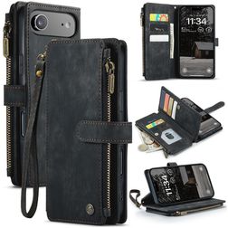CaseMe C30 iPhone Air Hoesje Bookcase Portemonnee - Zwart
