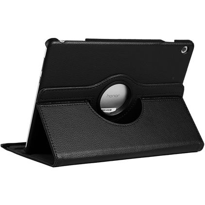Mobigear DuoStand Huawei MediaPad T5 10.1 Hoes Draaibare Bookcase - Zwart