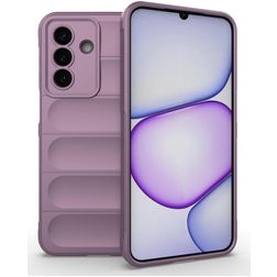 Mobigear Bumpy Samsung Galaxy A27 Hoesje Flexibel TPU Backcover - Paars