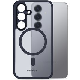 Mobilize Hybrid Samsung Galaxy S25 MagSafe Hoesje Hardcase Backcover Shockproof - Blauw