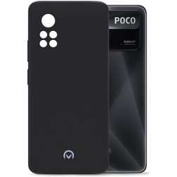 Mobilize Rubber Gelly POCO X4 Pro 5G Hoesje Flexibel TPU Backcover - Matt Black