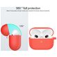 Mobigear Classic Apple AirPods 3 Hoesje Flexibel Siliconen - Rood