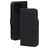 Mobiparts Wallet iPhone 16 Pro MagSafe Hoesje Echt Leer Bookcase Portemonnee - Zwart
