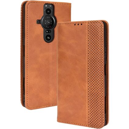 Mobigear Sensation Sony Xperia Pro-I Hoesje Bookcase Portemonnee - Bruin