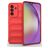 Mobigear Bumpy Samsung Galaxy A56 Hoesje Flexibel TPU Backcover - Rood