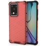 Mobigear Honeycomb Huawei P40 Pro Hoesje Hardcase Backcover Shockproof - Rood