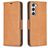 Mobigear Excellent Samsung Galaxy S25 Hoesje Bookcase Portemonnee - Geel