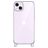 Mobigear Bungy iPhone 14 Plus Hoesje Hardcase Backcover - Zilver