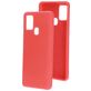 Mobiparts Samsung Galaxy A21s Siliconen Hoesje Backcover - Scarlet Red