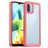 Mobigear Crystal Xiaomi Redmi A1 4G Hoesje Hardcase Backcover Shockproof - Transparant / Rood