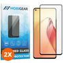 Mobigear Premium OPPO Reno 8 Pro Glazen Screenprotector - Case Friendly - Zwart (2-Pack)