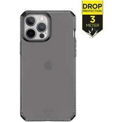 ITSkins SpectrumClear iPhone 13 Pro Hoesje Flexibel TPU Backcover Shockproof - Smoke