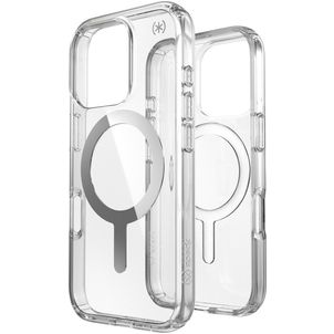 Speck Presidio Perfect Clear Doorzichtig iPhone 16 Pro MagSafe Hoesje Hardcase Backcover Shockproof - Transparant