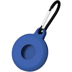Mobigear Circle Key Apple AirTag Hoesje Flexibel TPU Sleutelhanger - Donkerblauw