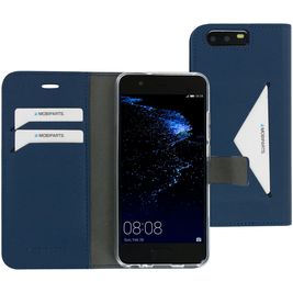 Mobiparts Classic Wallet Huawei P10 Hoesje Bookcase Portemonnee - Blauw