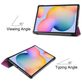 Mobigear Tri-Fold Samsung Galaxy Tab S6 Lite Hoes Bookcase - Paars