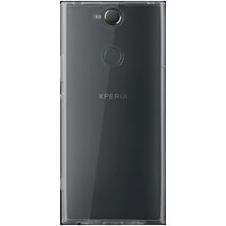 Mobigear Ultra Thin Doorzichtig Sony Xperia XA2 Plus Hoesje Flexibel TPU Extra Dun Backcover - Transparant