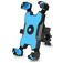Mobigear PushHold Telefoonhouder fiets Stuurbevestiging Klem Universeel - Blauw