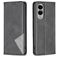 Mobigear Rhombus Slim Samsung Galaxy S25 Edge Hoesje Bookcase - Zwart